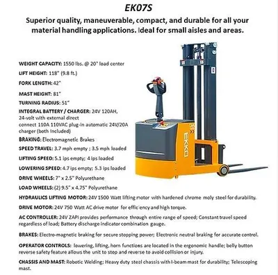 NEW 2026 EKKO EK07S