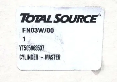 USED TOTAL SOURCE FN03W/00 MASTER-CYLINDER YT505963537