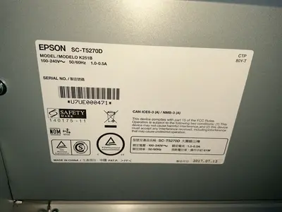 Used EPSON SCT5270D Large Format Printers Ohio US | HGR 24 #1335178