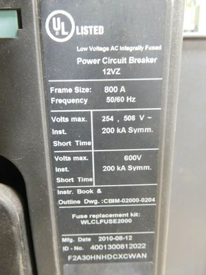 Used Siemens WLF2A308 Circuit Breakers Ohio US | Equipment Recovery Corp. #1330628