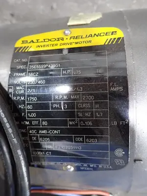 Baldor .75 Hp Motor