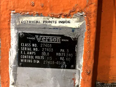 USED 1979 VERSON VERSON 150-B2-72 PRESS