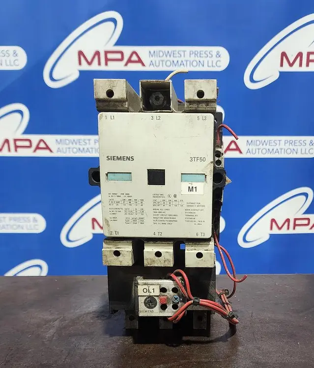 Used SIEMENS 3TF50 PLC Contactors | Midwest Press and Automation #618432