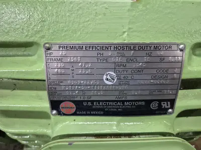U.S. Electrical Motors Premium Efficient Hostile Duty Motor
