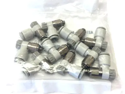 NEW SMC ONE-TOUCH FLOW CONTROL VALVE FITTING 6MM OD TUBE