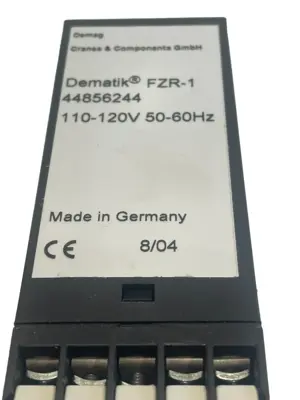 NEW DEMAG FZR-1 OVERLOAD RELAY 44856244 FZR1 110-120V 50-60HZ