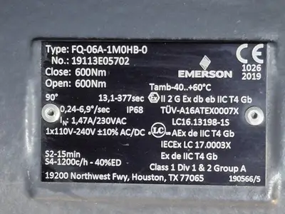USED EMERSON FQ-06A-1M0HB-0