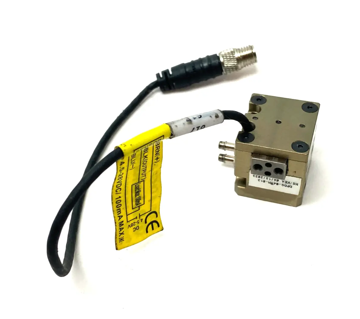 USED DESTACO PNEUMATIC 2-JAW PARALLEL GRIPPER W/ OHSP-017 SENSOR SWITCH