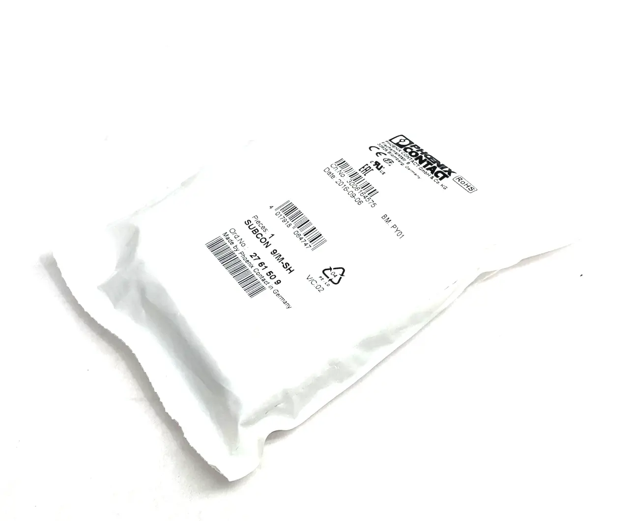 NEW PHOENIX CONTACT 9-POSITION D-SUB BUS CONNECTOR 2761509