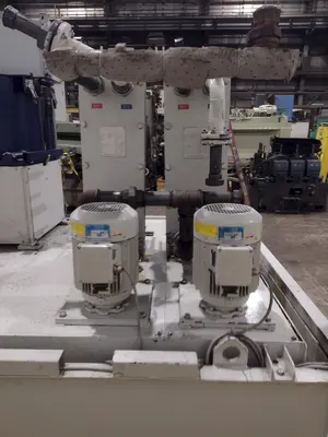 30 GPM ZYKLOMAT MODEL #AKBF-R CONTINUOUS FILTER COOLANT SYSTEM, WITH DRAG-OUT & TURBO-HKS CENTRIFUGE SEPERATOR: YOBRO #24734