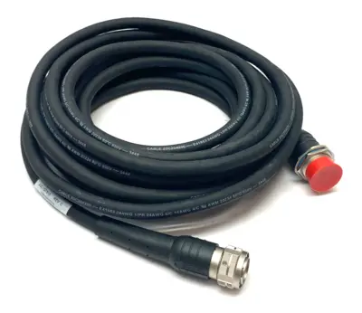 USED STANLEY REV. C HEAVY DUTY JAMNUT EXTENSION CABLE 10M LENGTH