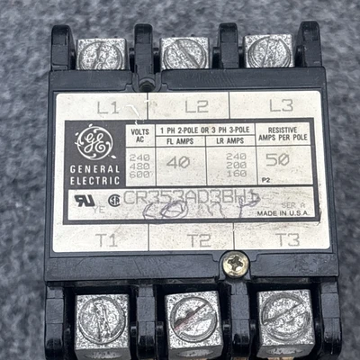 Used GE CR353AD3BH1 Relays & Switches California US | Davliegogo LLC #1725462
