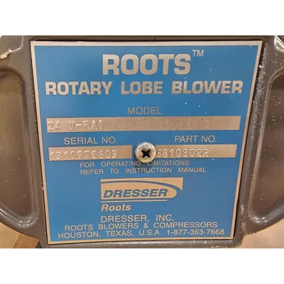 Used ROOTS DRESSER 24 U-RAI Blowers West Virginia US | JM Industrial #1338188