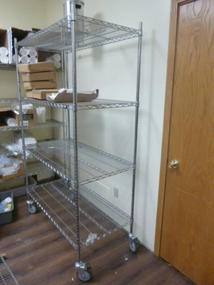 U-Line 4-Tire Wire Shelving