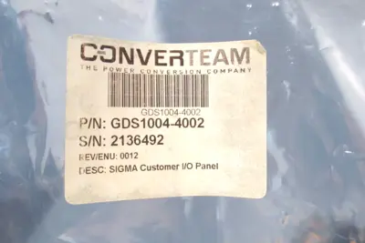REMANUFACTURED CONVERTEAM GDS1004-4002 I/O PANEL GDS10044002