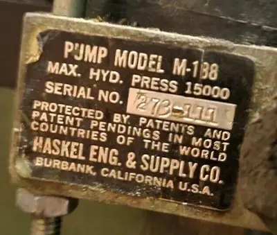 USED HASKELL M-188