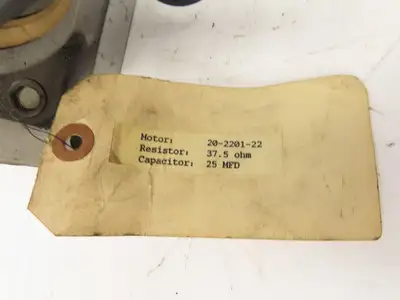 Beck 20-2201-22 Electric Valve Actuator Motor Spline Shaft