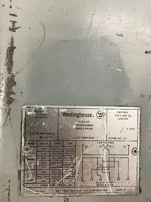 USED WESTINGHOUSE T-6E223