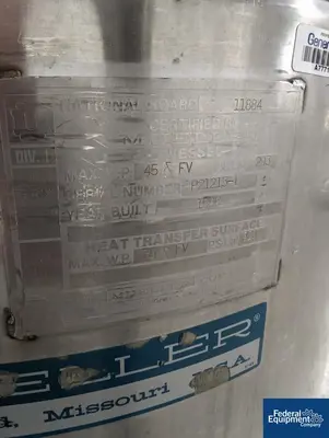 USED Mueller 150 Liter Mueller Reactor, 316L S/S, 45/75#