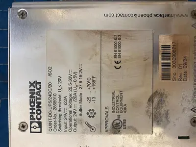 PHOENIX CONTACT QUINT-DC-UPS20A POWER SUPPLY