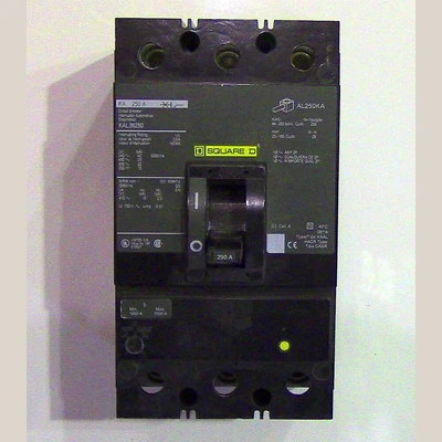 Square D 3 Pole 250 Amp KAL Breaker