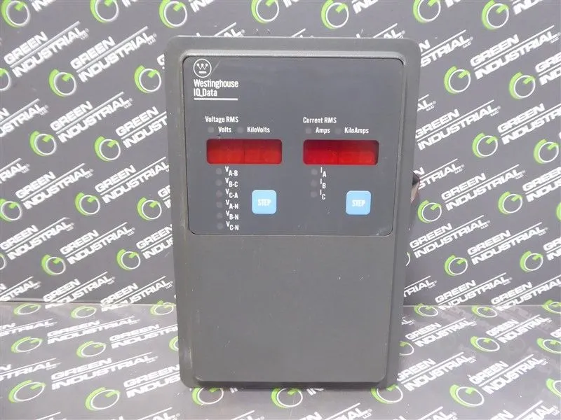 Westinghouse IQ Data Digital Metering Device 2D78533 w/ Power Supply Rev 07 Used