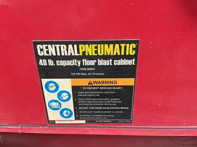 Used CENTRAL PNEUMATIC 68893 Blast Cleaning Ohio US | HGR 24 #1345197