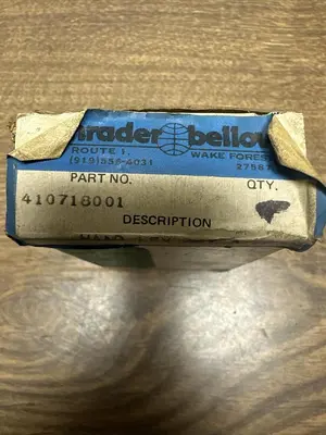 New | in-Stock SCHRADER BELLOWS 410718001 Parts (Hydraulics and Pneumatics) Ohio US | Surplus Asset Holdings #1245670