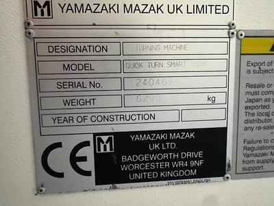 2014 MAZAK Quick Turn Smart 350M CNC Lathes | Charter Auctions (20)