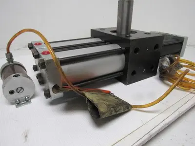 PHD R13R 8180-D Air Oil Tandem Rotary Actuator 180° Rotation 1-3/4" Shaft