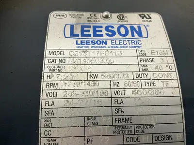 Used LEESON C213T17FB11B Motors (misc) Ohio US | HGR 24 #1344072