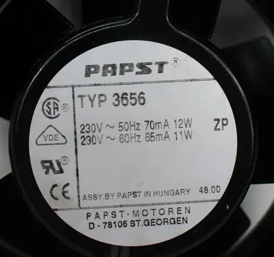 USED PAPST-MOTOREN 3656
