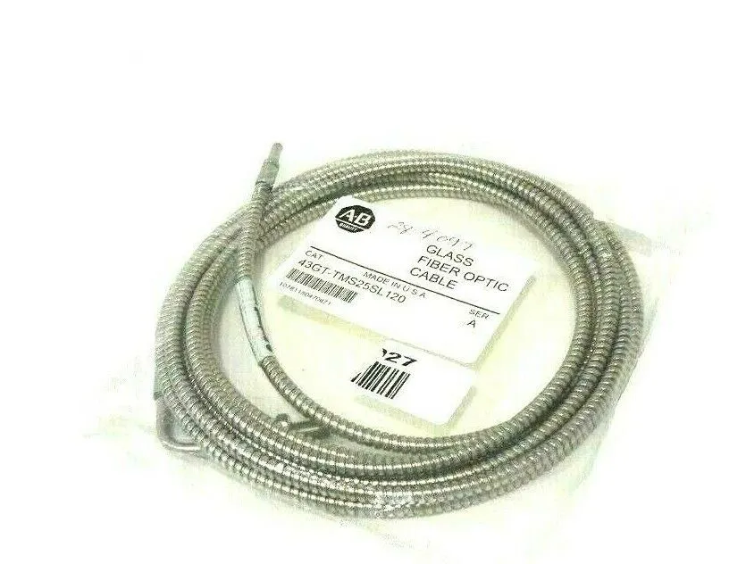 NEW ALLEN BRADLEY 43GT-TMS25SL120 FIBER OPTIC CABLE SER.A 43GTTMS25SL120