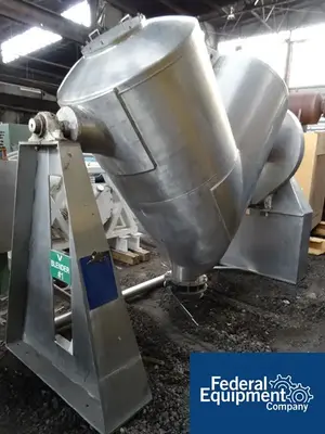 USED Patterson-Kelley 75 Cu Ft P-K Twin Shell Blender, 316 S/S, 60# Density