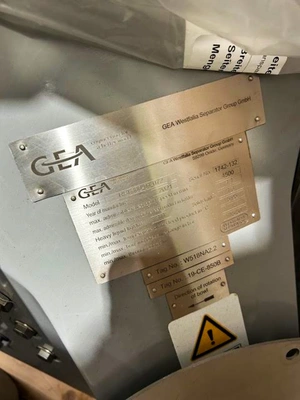 New | in-Stock 2021 GEA WESTFALIA RSI-300-01-072 Centrifuges Texas US | Solutions 4 Manufacturing #1764708