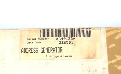 USED GIDDINGS & LEWIS 502-02722-00 ADDRESS GENERATOR BOARD 5020272200