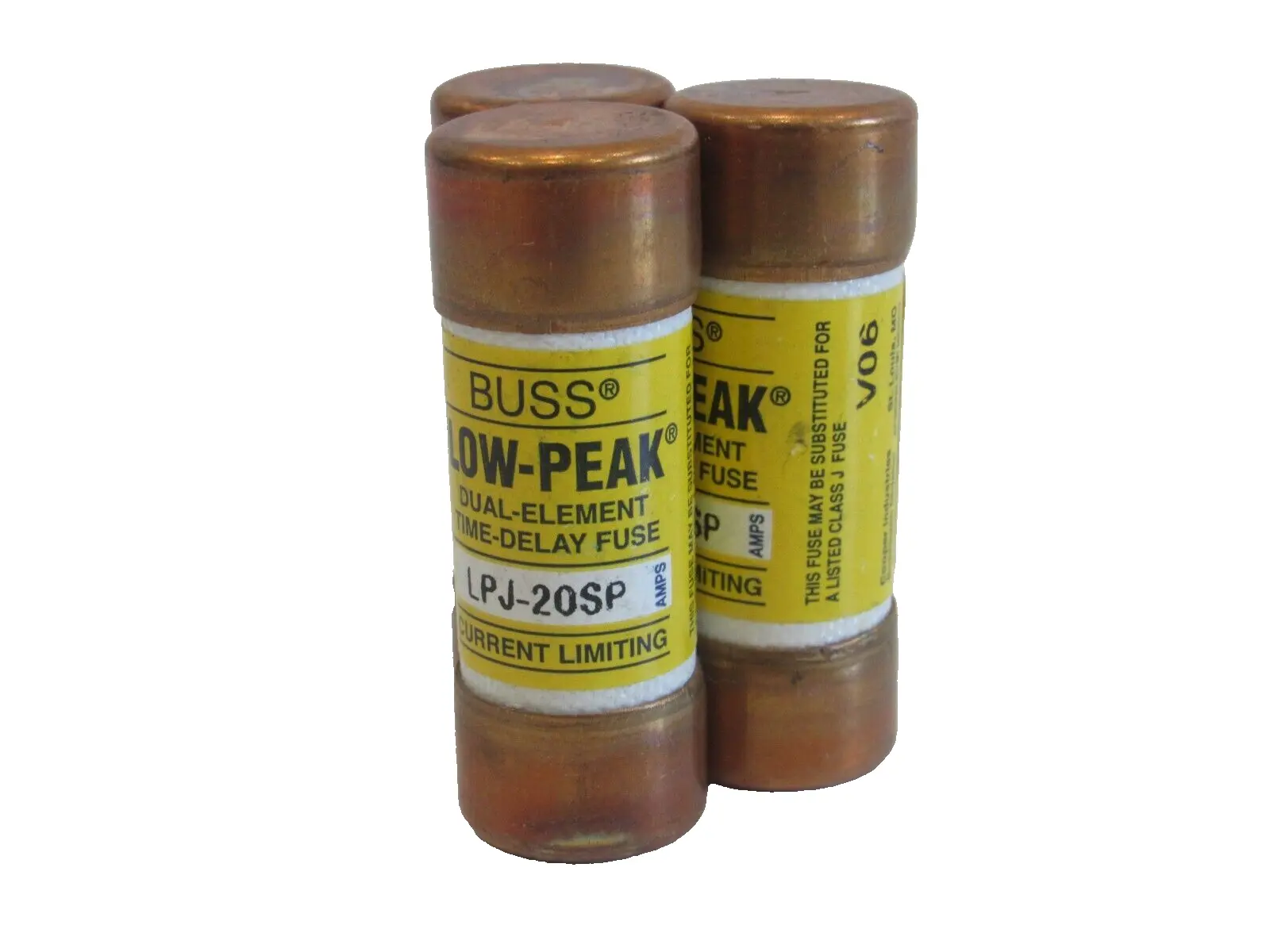 NEW BUSSMANN LPJ-20SP FUSES LPJ20SP LOT OF 3