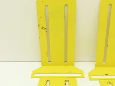 Allen Bradley 60-2723  2x8" Conveyor Sensor Reflector Bracket Yellow  Lot of 5