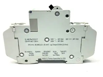 Used Schneider Electric C60 Circuit Breakers Michigan US | Maverick Industrial Sales #1394374