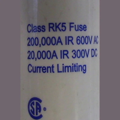 Gould Tri-Onic 60 Amp Class RK5 Fuse