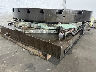 60" LUCAS AIR LIFT ROTARY POSITIONING TABLE. STOCK #0314122