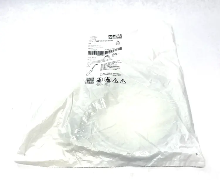New | in-Stock Murrelektronik Single Ended M12 female 90° A-cod. Cable Cable & Wire Michigan US | Maverick Industrial Sales #1392367