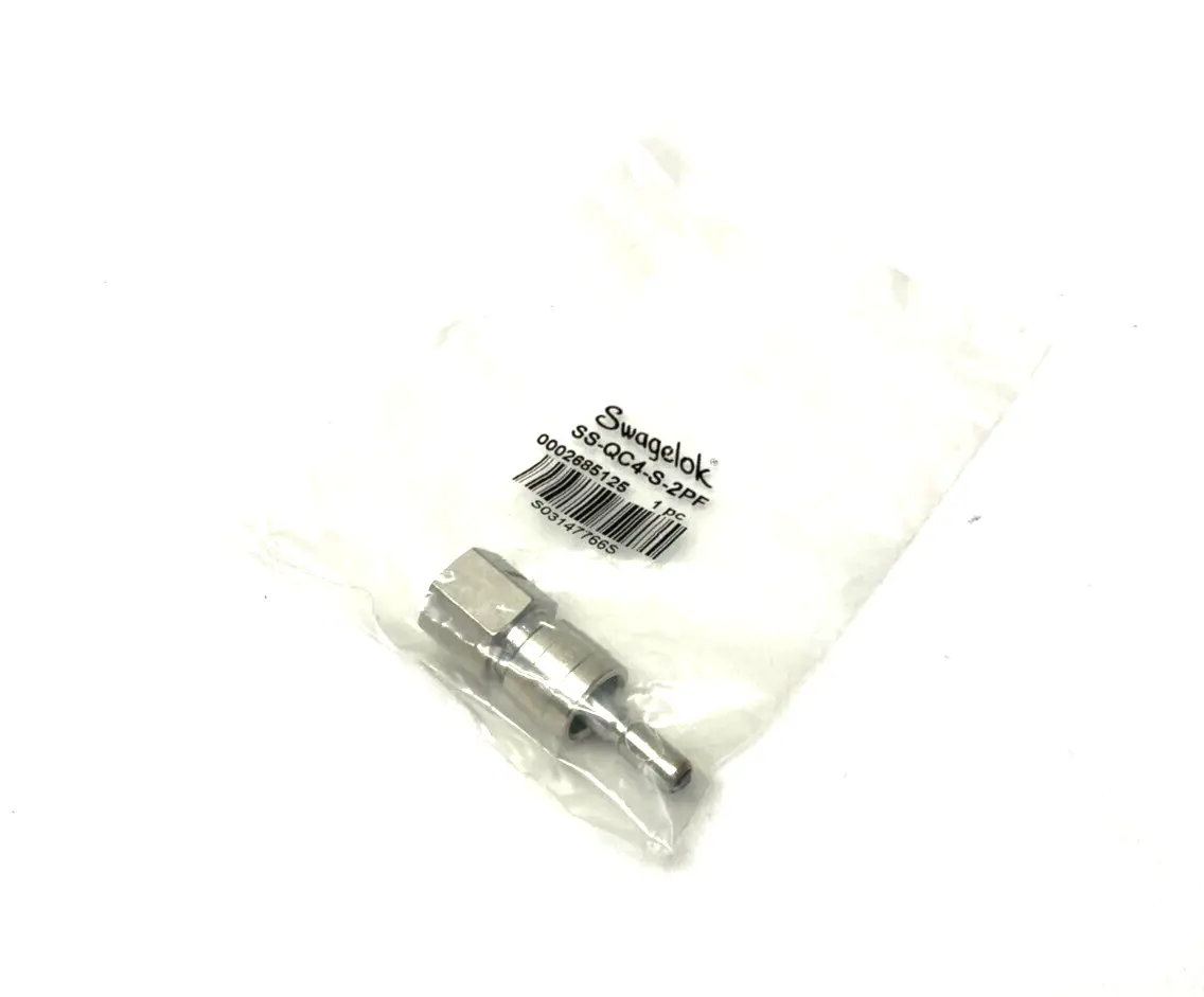 NEW SWAGELOK STAINLESS STEEL INSTRUMENT QUICK-CONNECT STEM, 1/8" FNPT