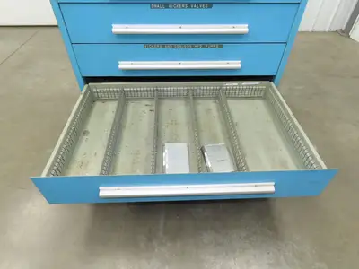 Nu-Era Modular Tool Storage Cabinet 9 Drawer 45x28x61" Vidmar Stanley Lista