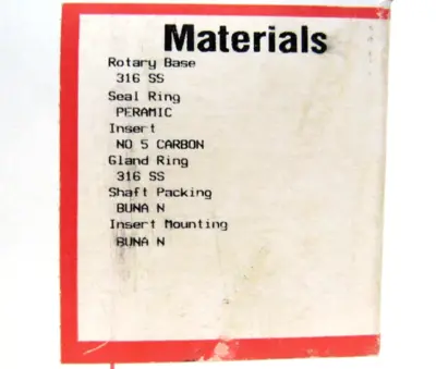 NEW FLOWSERVE 79228-BASE MECHANICAL SEAL 79228BASE