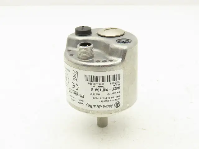 Allen Bradley 842E-MIP1BA B Absolute Encoder 10-30VDC EtherNet IP 3/8" Shaft