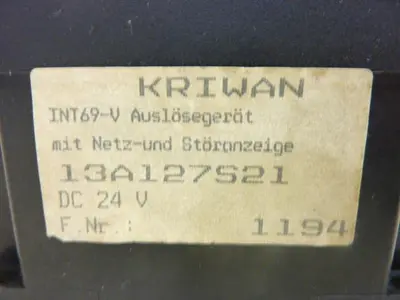 USED KRIWAN 13A127S21
