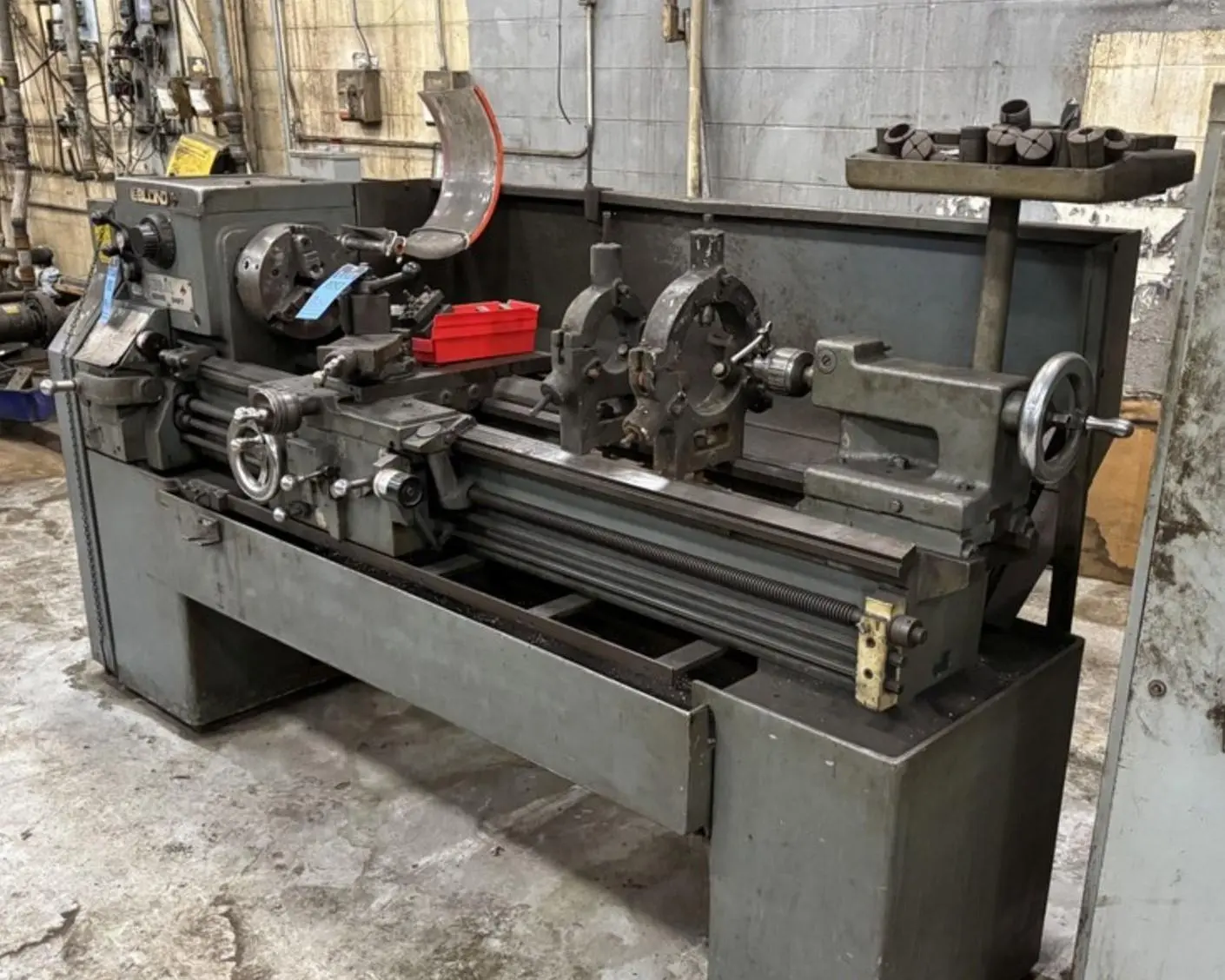 15" X 54" LEBLOND REGAL MODEL 13C SERVO SHIFT GEARED HEAD ENGINE LATHE METRIC & 2.25" HOLE: STOCK #23489