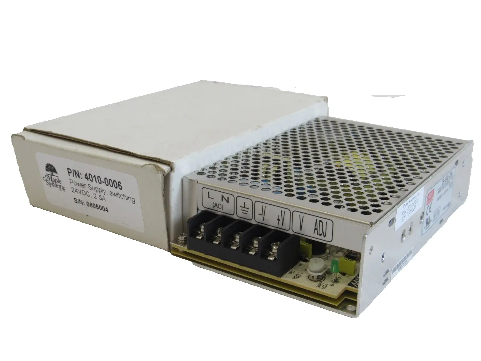 NEW MAPLE SYSTEMS 4010-0006 POWER SUPPLY 24VDC 2.5A 40100006