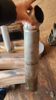 Mixed HVAC Parts and Supplies including Vent Pipes, Elbows, and Fittings
